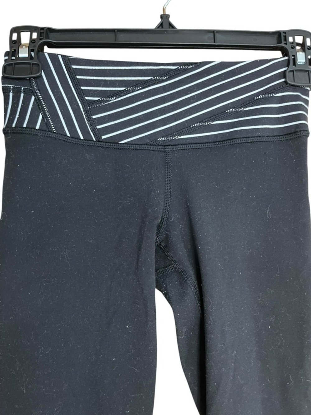 Lululemon Wunder Under Reversible Crop Leggings Black - Picture 2 of 13